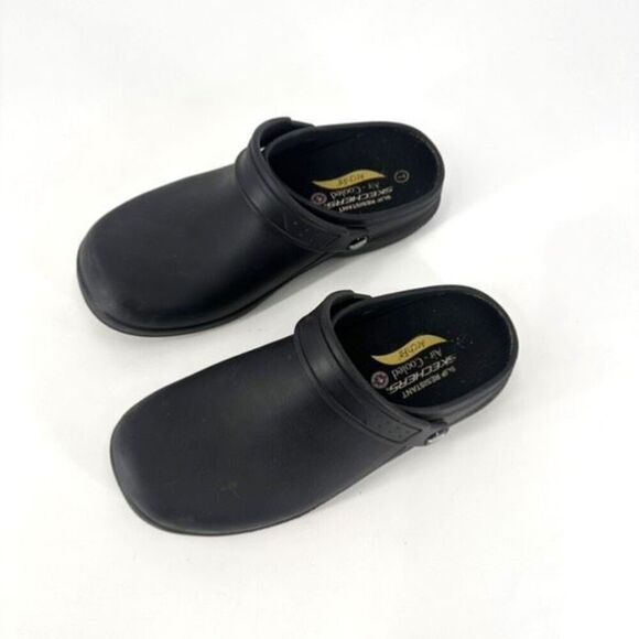 Skechers Mens Riverbound Sr Arch Fit Clogs‎ Black Health Care nurse Size 7 - Picture 2 of 8